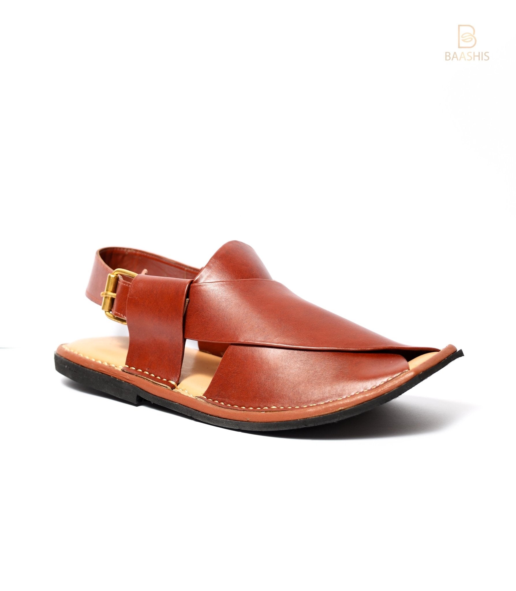 Comfortable Single Sole Zalmi - MEHROON - Baashis