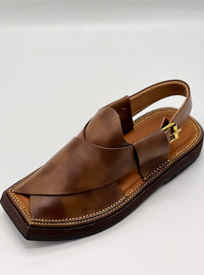 Double Shade Kaptaan Peshawari Chappal - Baashis